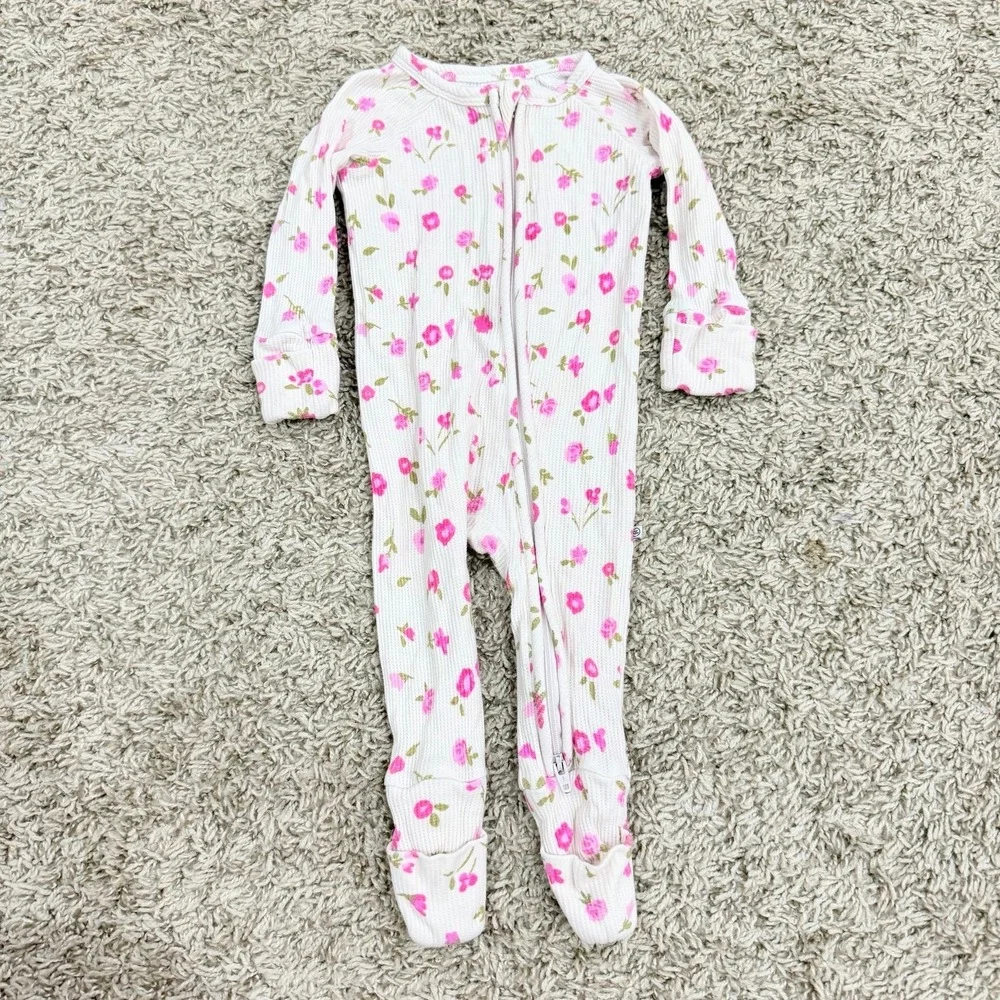Caden lane waffle knit bamboo zippy pajamas size 0-3 months - Picture 1 of 2